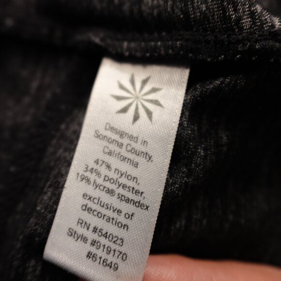 Athleta Metro Flare Pants Women’s XL Black Heather Stretch Comfort - Picture 12 of 14